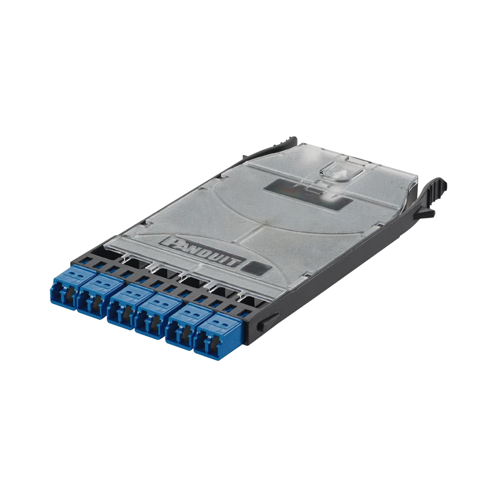 Cassette HD Flex? Con 6 Puertos LC Duplex (12 Fibras), Para Fibra Monomodo OS2, Color Azul