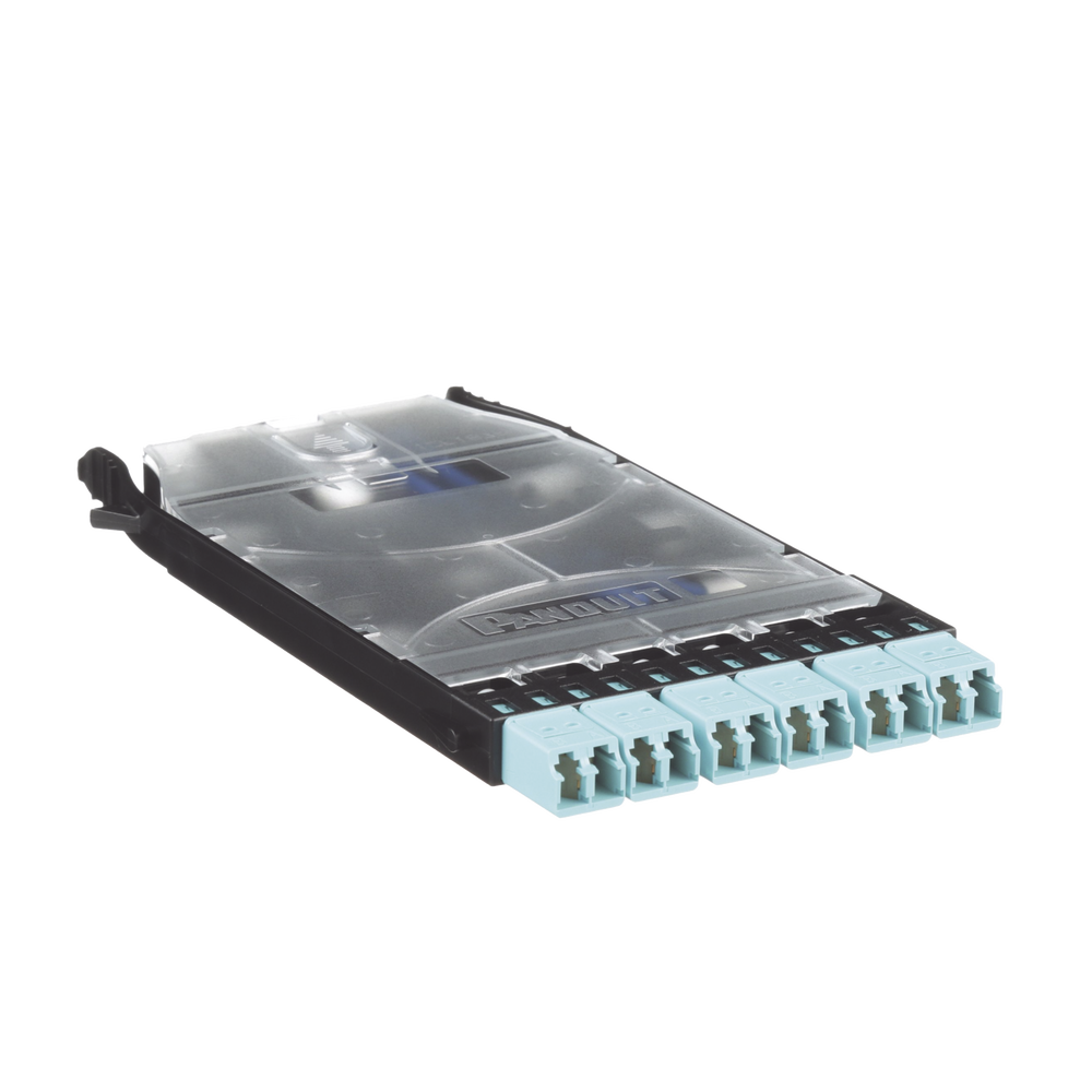 Cassette HD Flex? Con 6 Puertos LC Duplex (12 Fibras), Para Fibra Multimodo OM3, Color Azul - Image 3