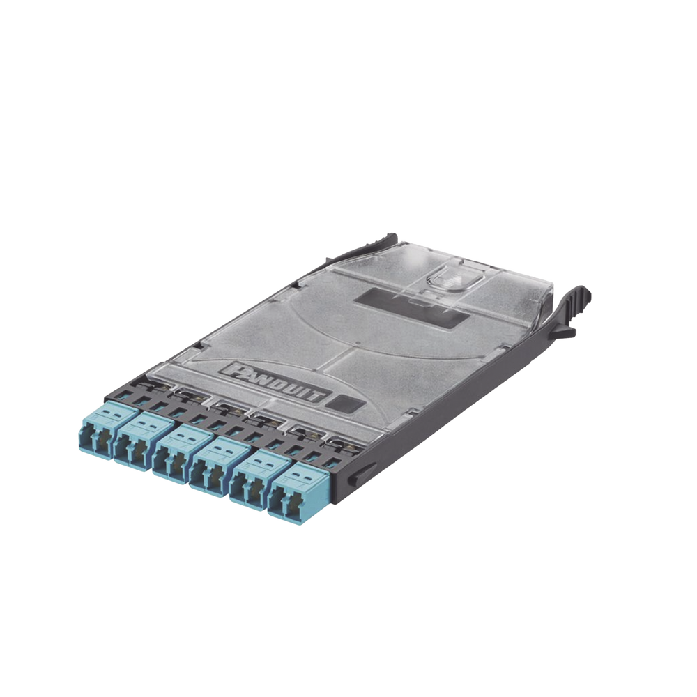 Cassette HD Flex? Con 6 Puertos LC Duplex (12 Fibras), Para Fibra Multimodo OM3, Color Azul