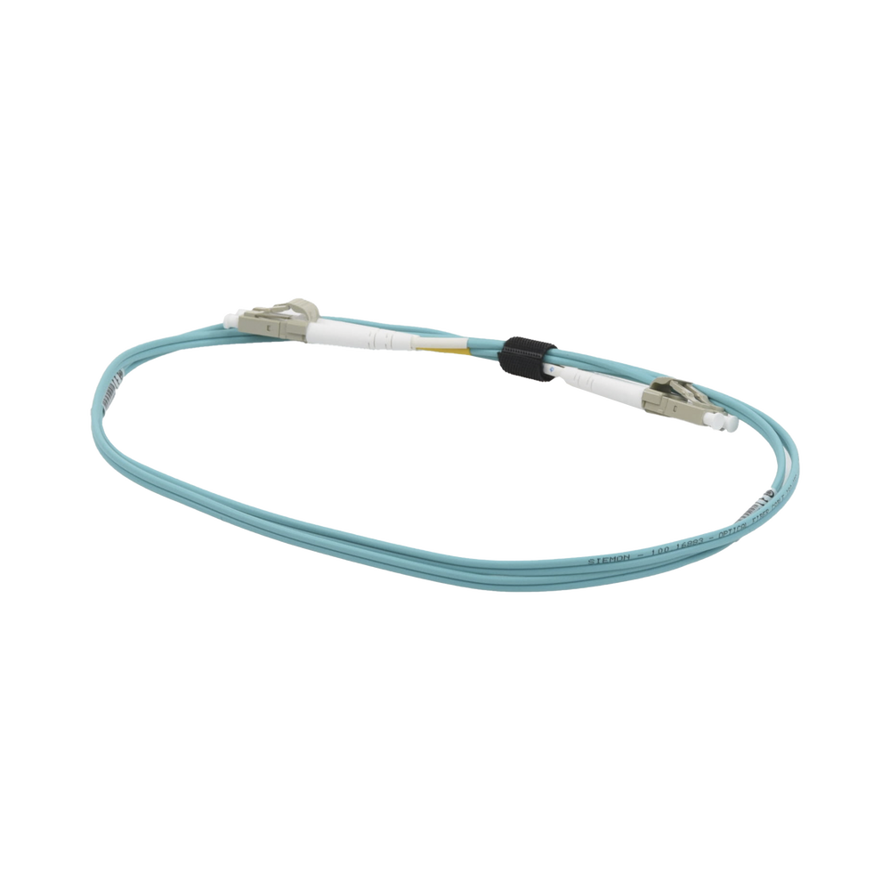 Jumper de Fibra ?ptica Multimodo 50/125 OM3 XGLO, LC-LC Duplex, OFNR, Color Aqua, 1 Metro (3.28 Pies) - Image 4