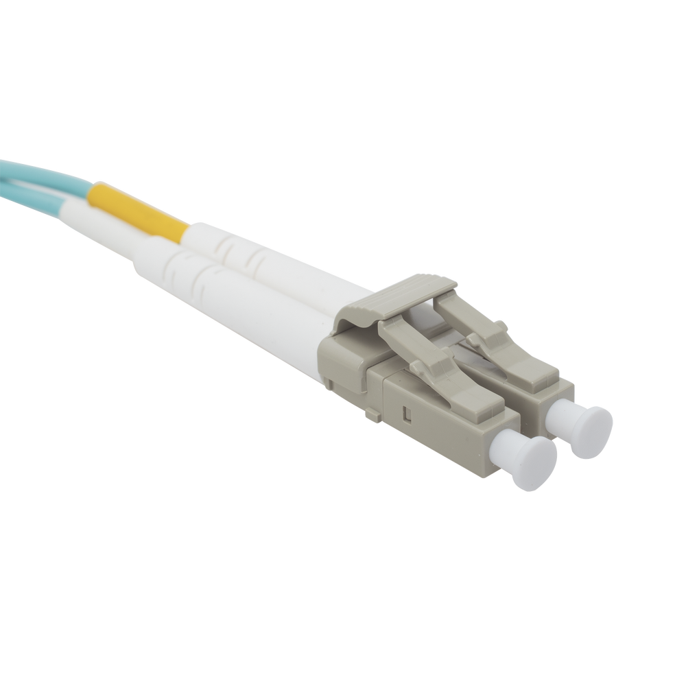 Jumper de Fibra ?ptica Multimodo 50/125 XGLO OM3, LC-LC Duplex, OFNR, Color Aqua, 3 Metros (9.84 Pies) - Image 3