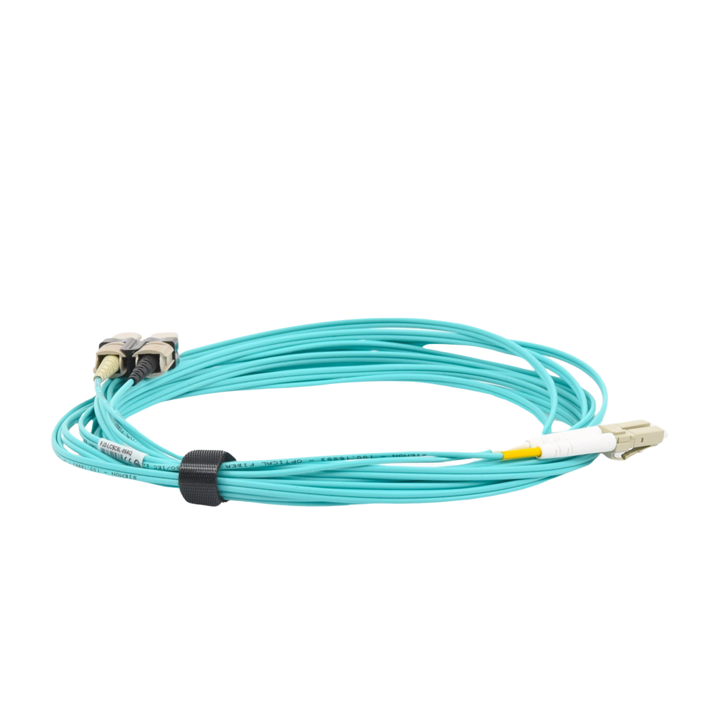 Jumper de Fibra ?ptica Multimodo 50/125 XGLO OM3, LC-SC Duplex, OFNR, Color Aqua, 5 Metros (16.40 Pies) - Image 5