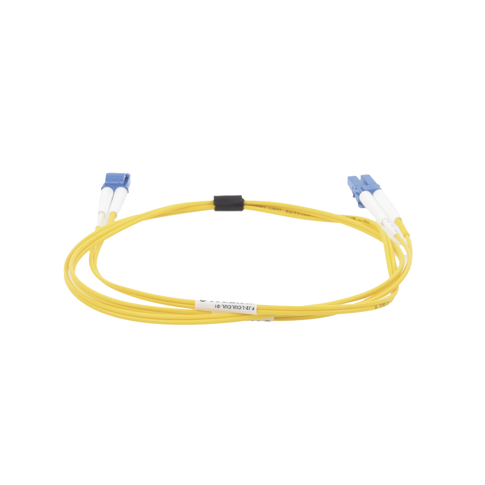 Jumper de Fibra ?ptica Monomodo (OS2), XGLO, Riser, LC/UPC-LC/UPC Duplex, OFNR, Color Amarillo, 1 Metro (3.28 Pies) - Image 4