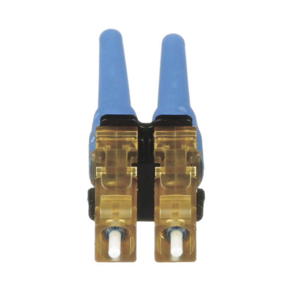 Conector de Fibra ?ptica LC Duplex OptiCam, Monomodo 9/125 OS2, Pre-pulido, Color Azul - Image 2