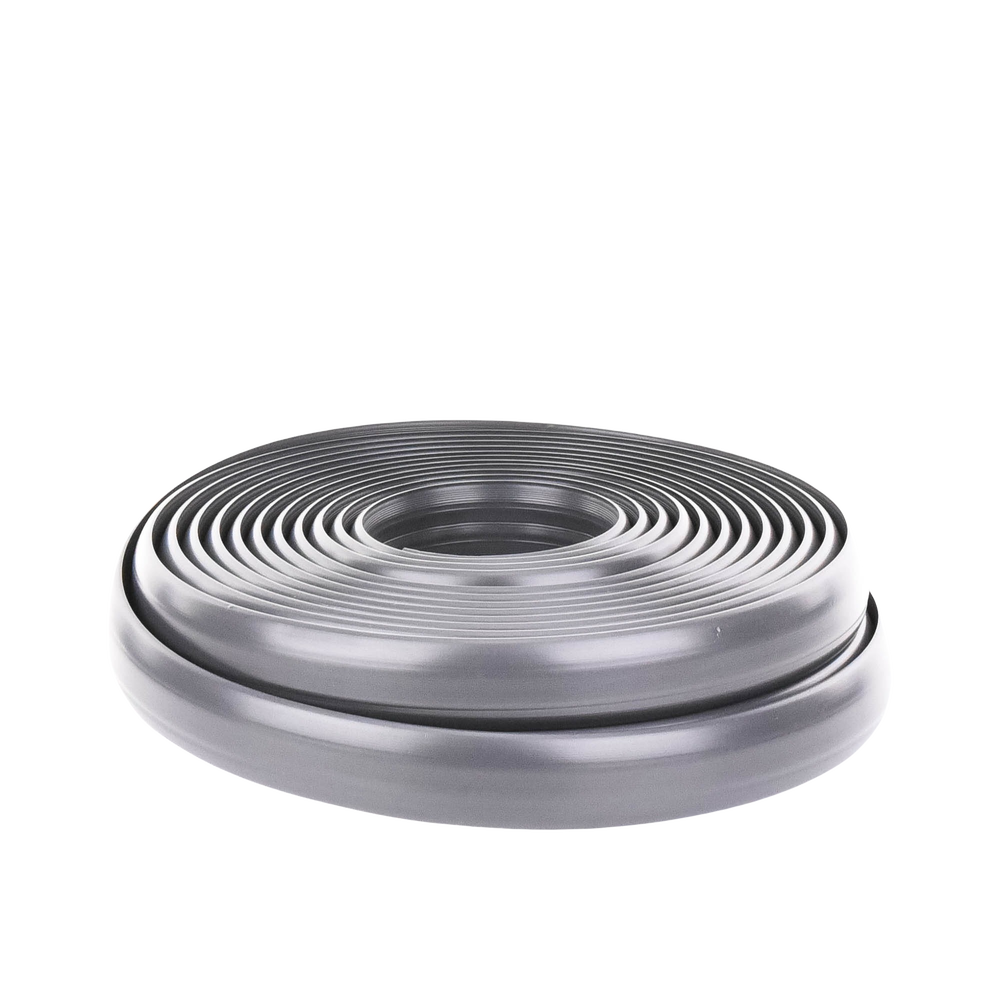 Canaleta flexible gris de PVC auto extinguible, (Rollo de 25mts.) (9300-05030) - Image 2