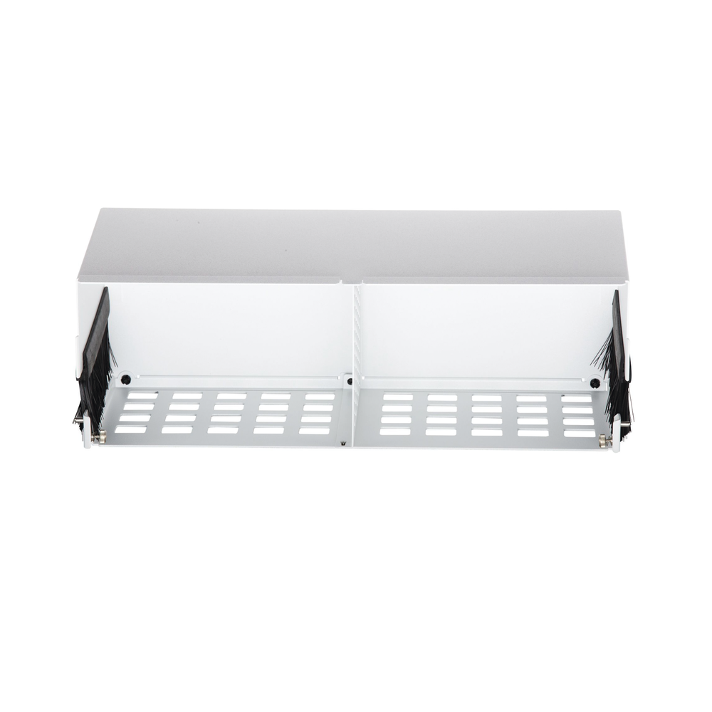 Placa Para Administraci?n de Cables de Fibra ?ptica en Paneles HD Flex, 4 UR, Color Negro - Image 2