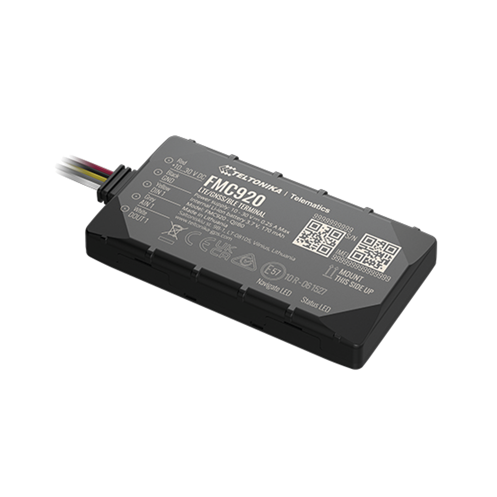 Eficiente Rastreador Vehicular (GPS) 4G LTE CAT 1 y 2G / Bloqueo Remoto / Detección de Jammer / Sensores de Temperatura, Humedad, Magnéticos y de Combustible Bluetooth