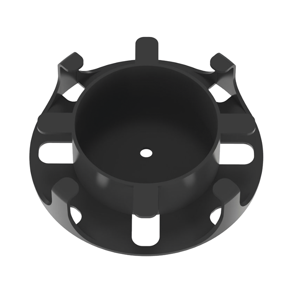 Administrador de Fibra ?ptica en Paneles Opticom de 1 UR, Color Negro, 2 Piezas