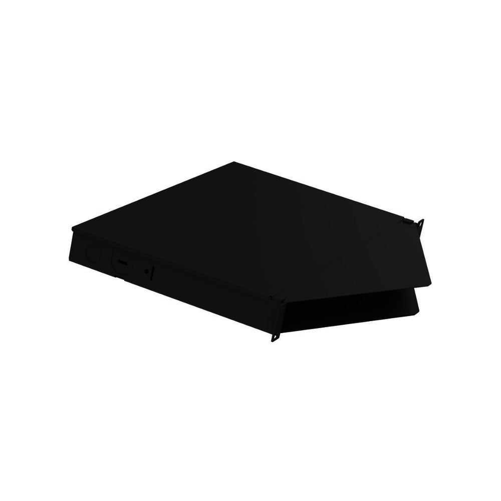 Panel de Distribución de Fibra Óptica, Acepta 4 Casetes QuickNet o Placas FAP/FMP con Panel CFAPPBL1A (No Incluido), Bandeja Fija, Angulado, Hasta 96 Fibras, Color Negro, 1UR - Image 4