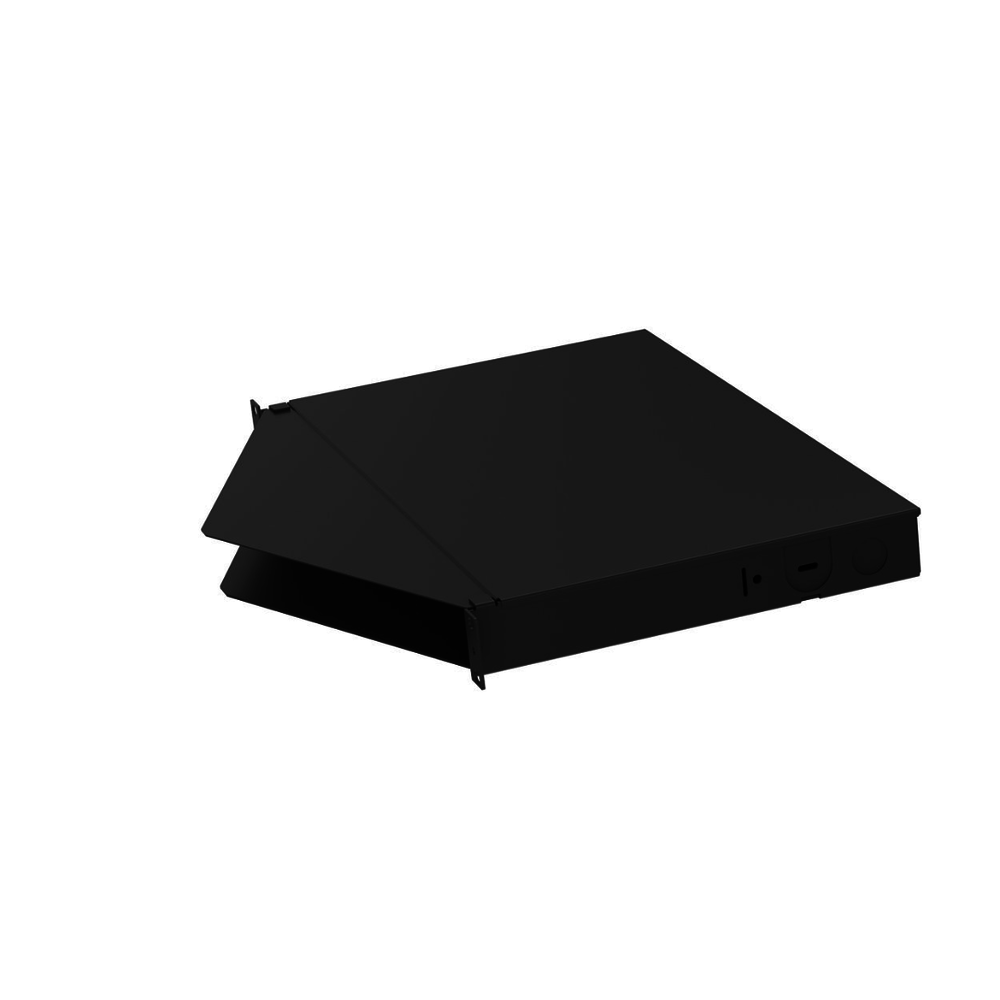 Panel de Distribución de Fibra Óptica, Acepta 4 Casetes QuickNet o Placas FAP/FMP con Panel CFAPPBL1A (No Incluido), Bandeja Fija, Angulado, Hasta 96 Fibras, Color Negro, 1UR - Image 3