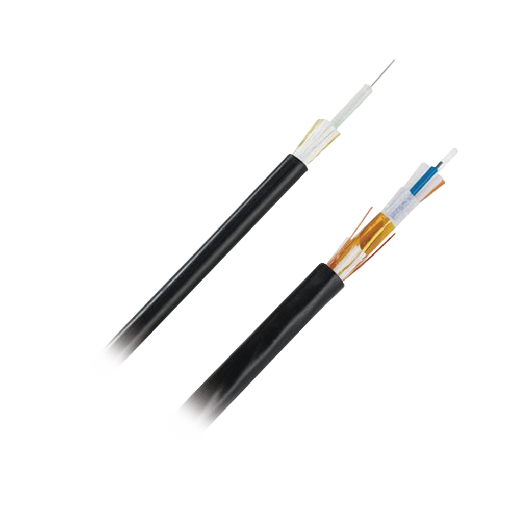 Cable de Fibra ?ptica de 6 Hilos, Multimodo OM4 50/125 Optimizada, Interior/Exterior, Loose Tube 250um, No Conductiva (Diel?ctrica), OFNR (Riser), Precio Por Metro