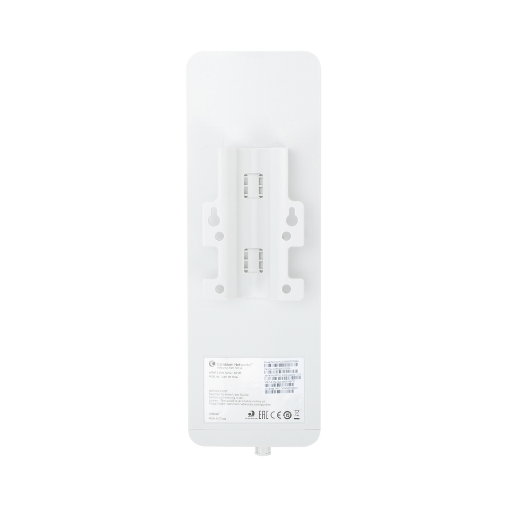 Suscriptor ePMP Force 130 MIMO 2x2 / 28 dBm de potencia / Mejor desempeño en zonas altamente ruidosas / 5150-5970 MHz / Distancia de 3 km en PTMP / Antena integrada de 14 dBi (C050900C505A) - Image 4