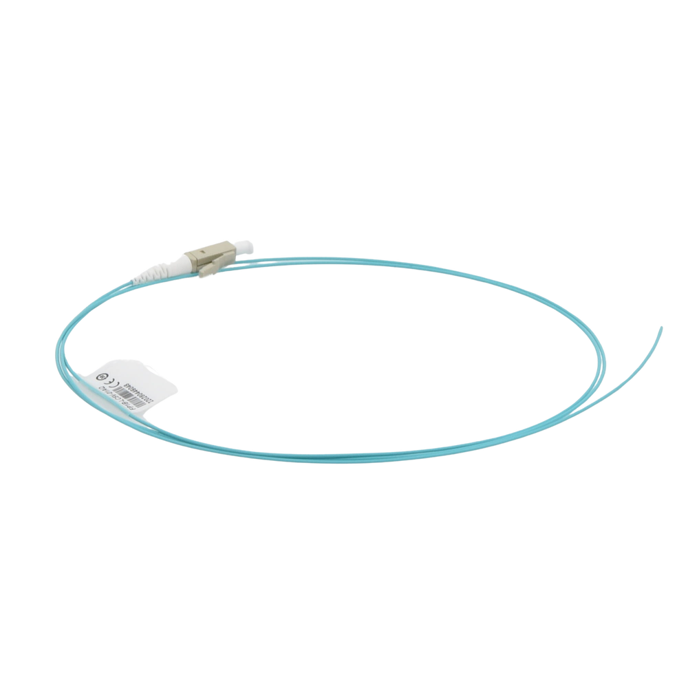 Pigtail de Fibra ?ptica LC Simplex, Multimodo OM4 XGLO 50/125, OFNR, Color Aqua, 1 Metro (3.28 Pies) - Image 2