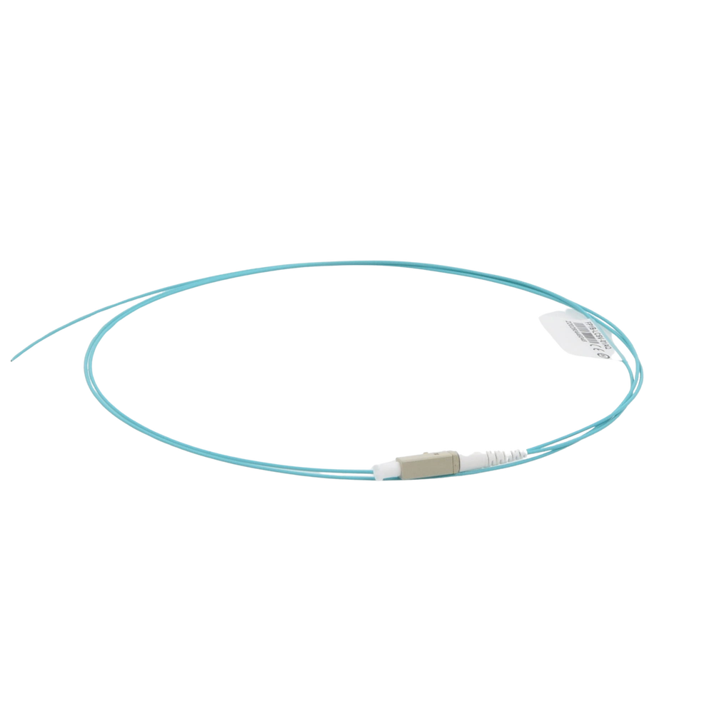 Pigtail de Fibra ?ptica LC Simplex, Multimodo OM4 XGLO 50/125, OFNR, Color Aqua, 1 Metro (3.28 Pies) - Image 4