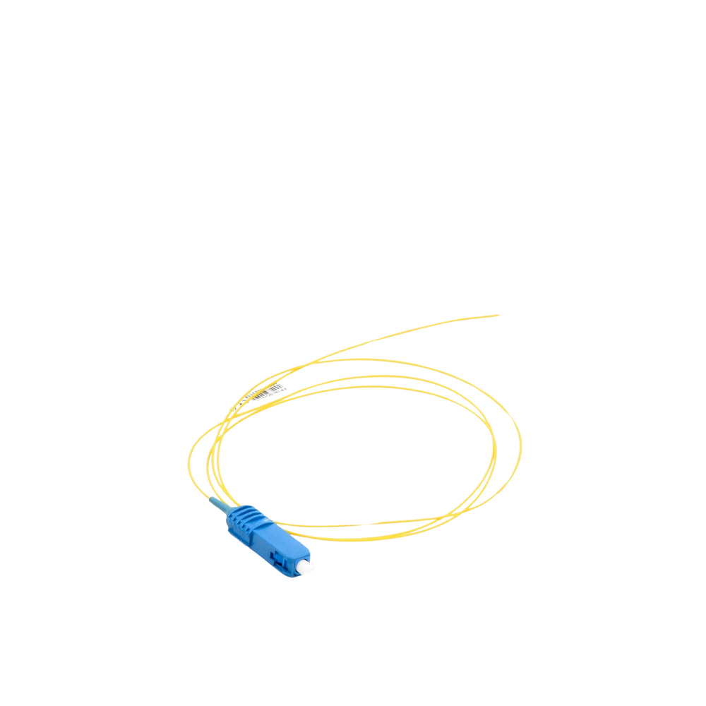 Pigtail de Fibra ?ptica SC/UPC Simplex, Monomodo OS1/OS2 XGLO, OFNR, Color Amarillo, 1 Metro (3.28 Pies) - Image 4