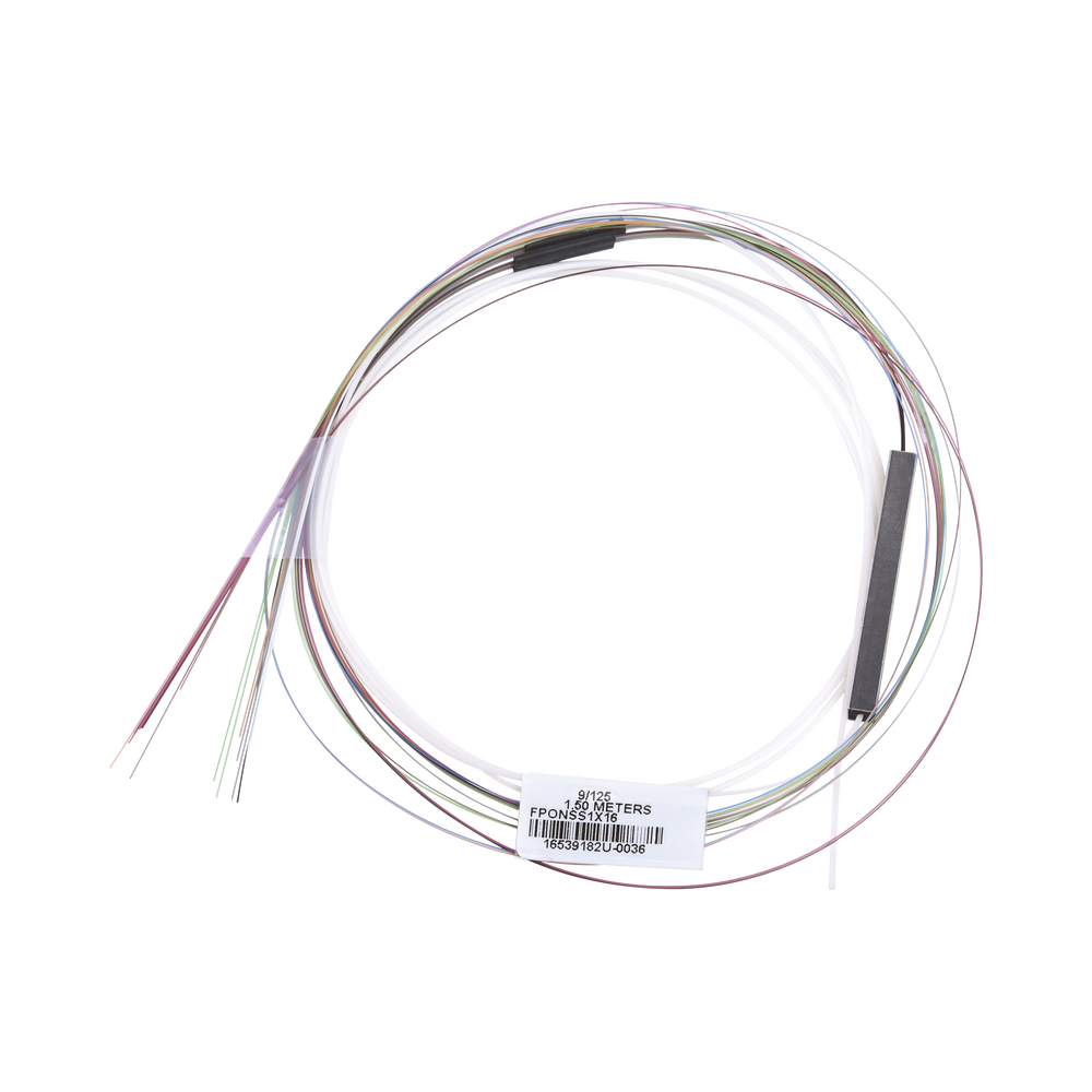 Divisor Óptico (Splitter) Tipo PLC, de 1x16, Sin Conectores