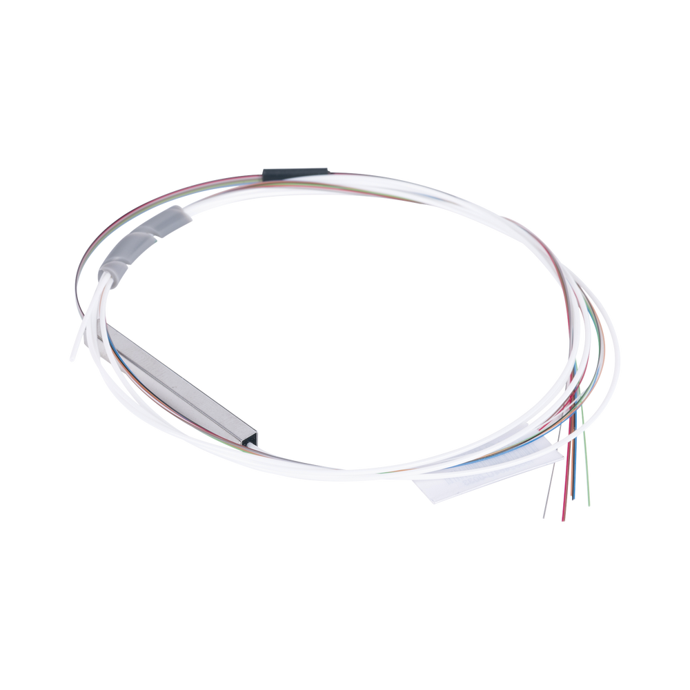 Divisor Óptico (Splitter) Tipo PLC, de 1x8, Sin Conectores