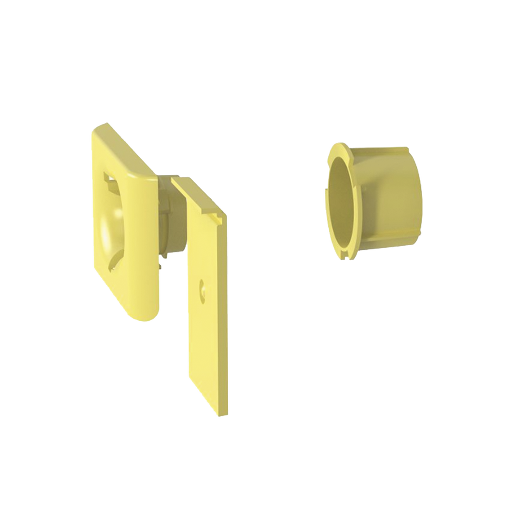 Accesorio de Salida a Tubo De 1.5 in (38 mm), Para Canaletas FiberRunner 4X4, 6X4, o 12X4, Color Amarillo - Image 2