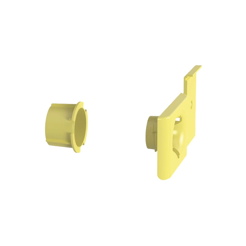 Accesorio de Salida a Tubo De 1.5 in (38 mm), Para Canaletas FiberRunner 4X4, 6X4, o 12X4, Color Amarillo - Image 3