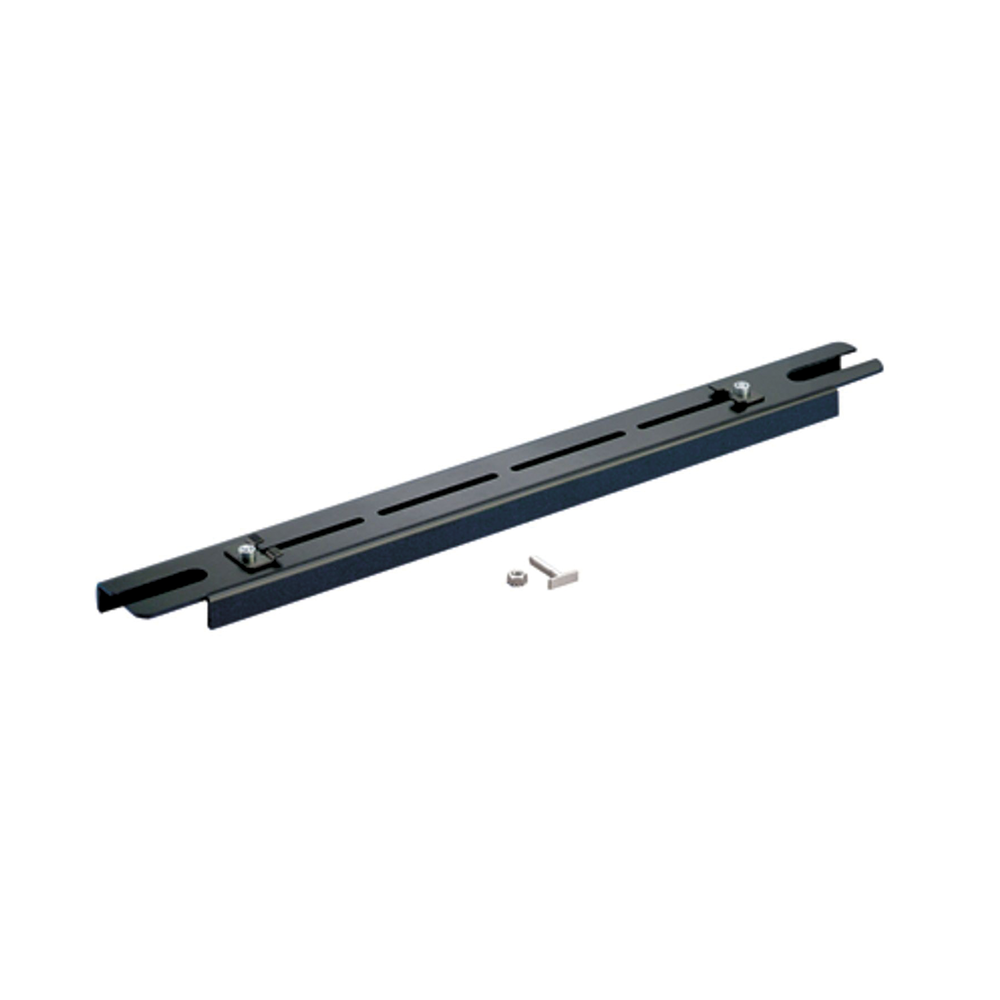 Soporte de Montaje a Techo Tipo Trapecio, para Canaletas FiberRunner 12X4, Uso con Varilla Roscada de 5/8", Color Negro