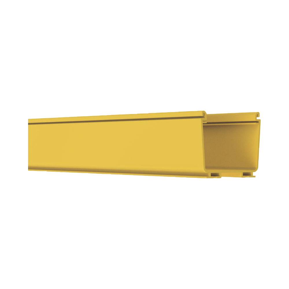 Canaleta FiberRunner™ 4X4, de PVC Rígido, Color Amarillo, 2 m de Largo - Image 4