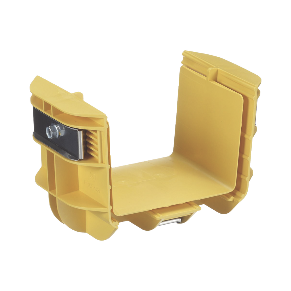 Union Recta "Cople", Para Canaleta FiberRunner™ 4X4, Color Amarillo - Image 2