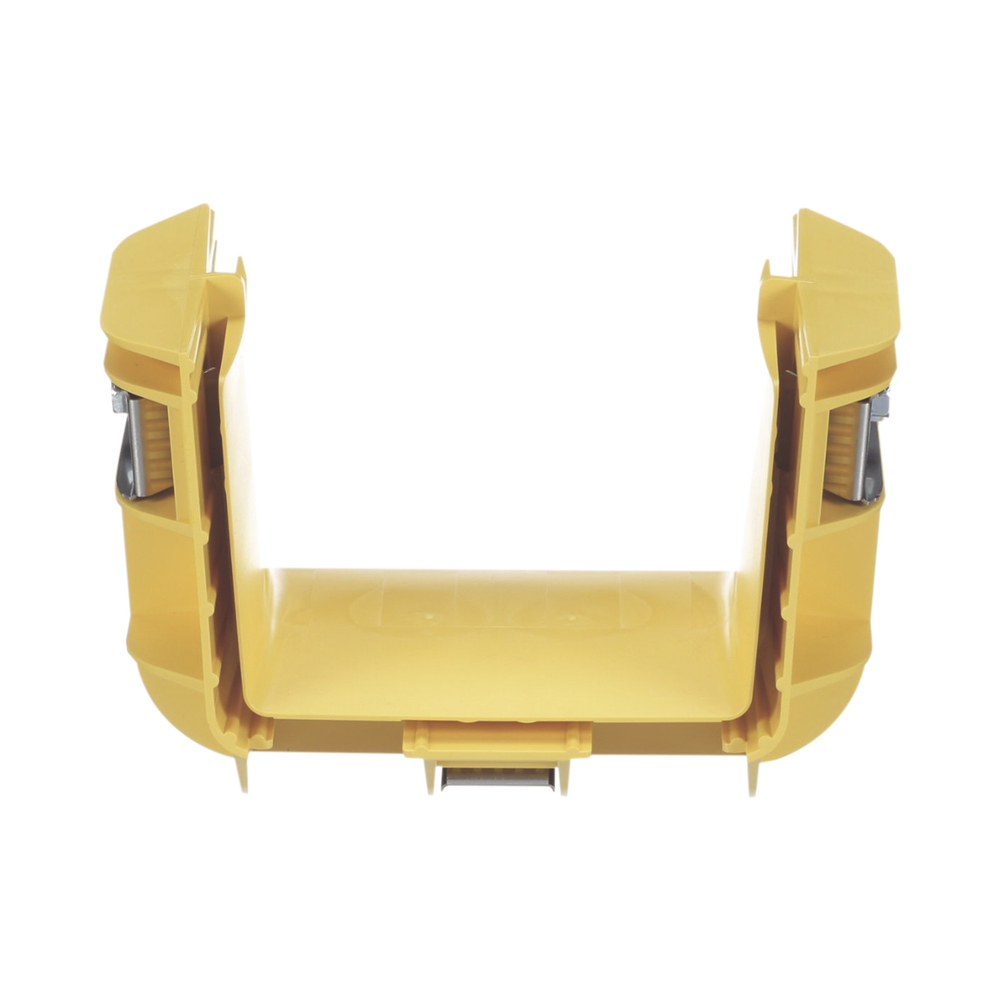 Union Recta "Cople", Para Canaleta FiberRunner™ 4X4, Color Amarillo