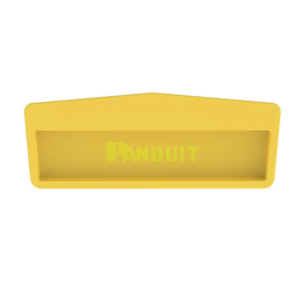 Tapa Final Para Canaletas FiberRunner™ 12x4, de Instalación a Presión, Color Amarillo - Image 4