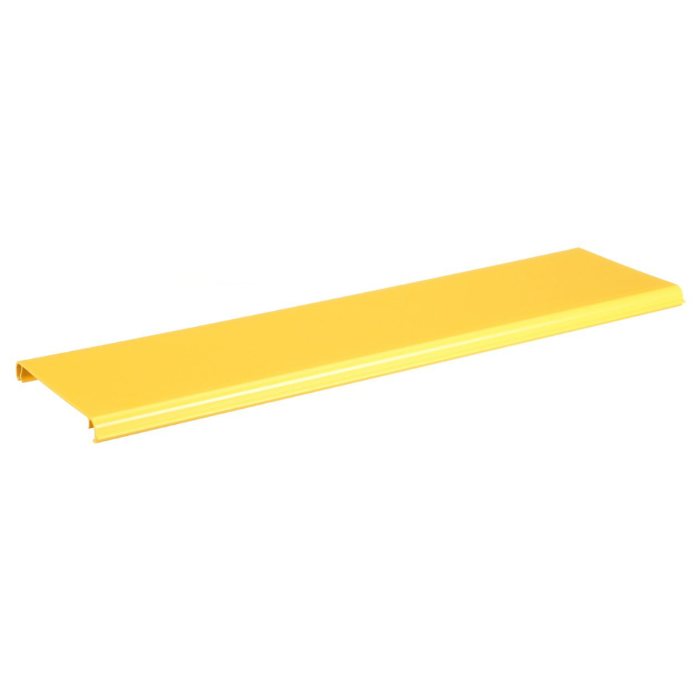 Tapa Con Bisagra a Presión Para Canaleta FiberRunner™ FR6X4YL6, de PVC Rígido, Color Amarillo, 1.8 m de Largo - Image 2