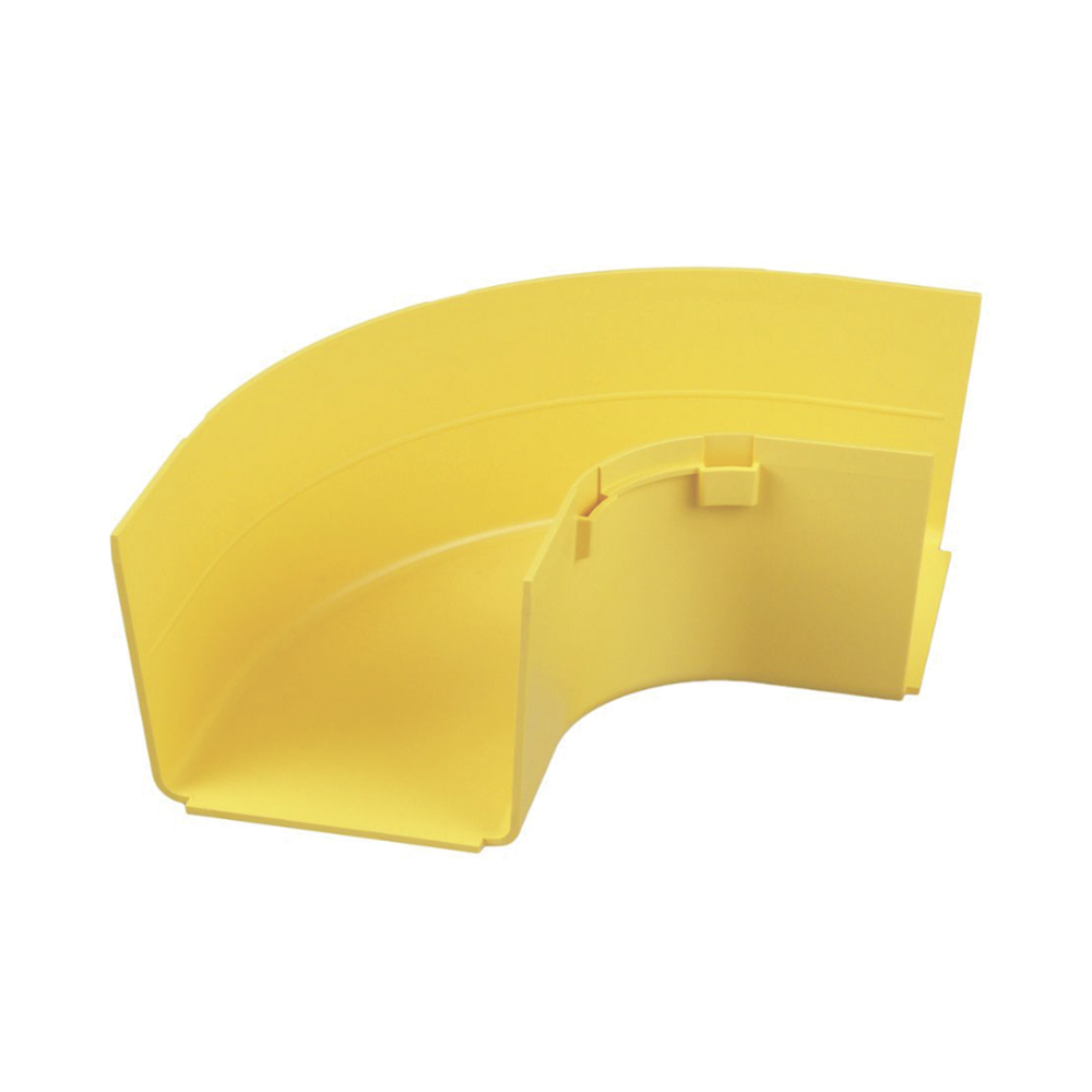 Ángulo Recto a 90º Horizontal, Para Canaletas FiberRunner™ 4X4, Color Amarillo - Image 3
