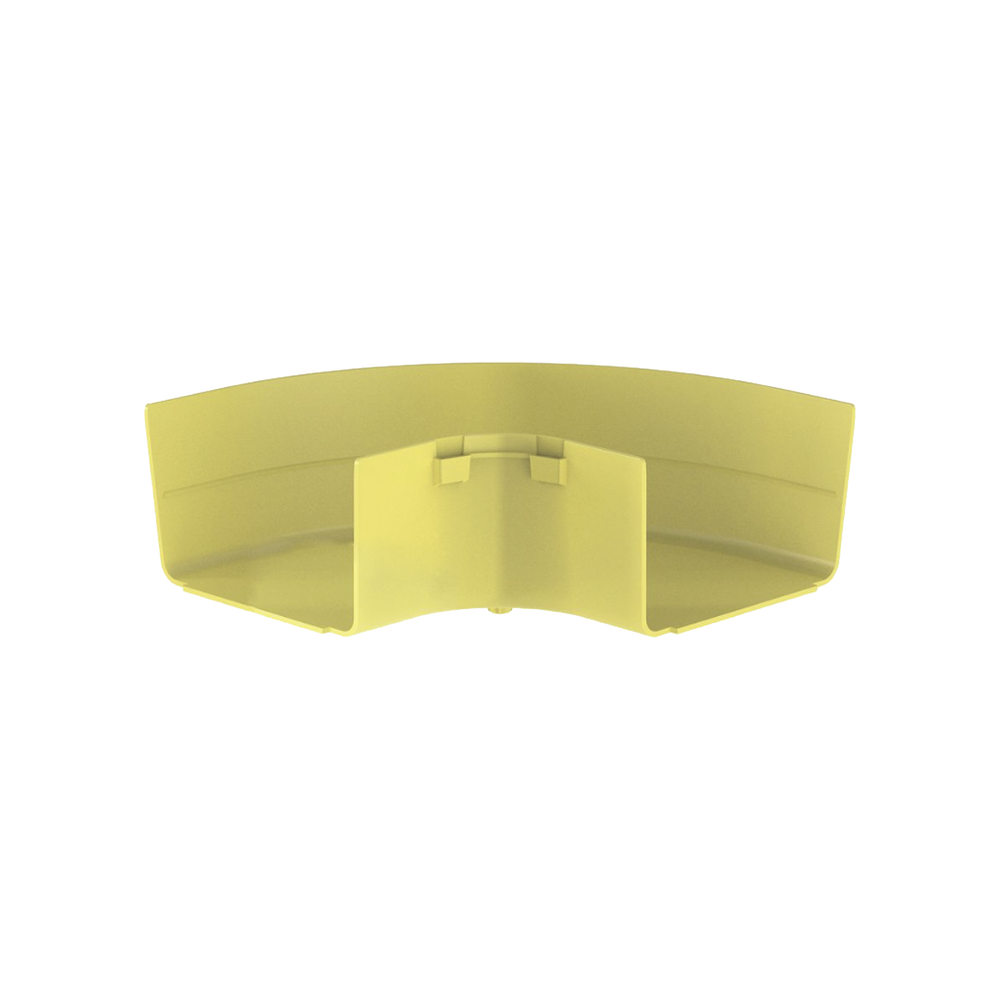 Ángulo Recto a 90º Horizontal, Para Canaletas FiberRunner™ 6X4, Color Amarillo - Image 4