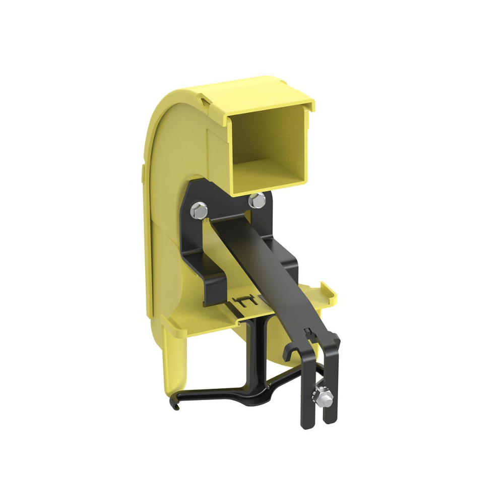 Bajada Para Canaleta FiberRunner™, Uso con Medidas 4x4, 6X4, 12X4, o 24X12, Con Reducción a 2X2, Color Amarillo - Image 4