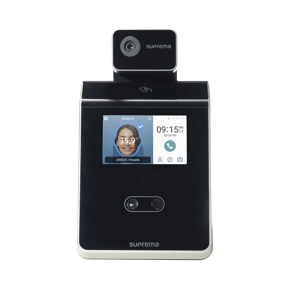 FaceStation 2 Lector Facial/ Notificación por Temperatura Alta / Bluetooth MultiClass SE Dual RFID (125KHZ EM HID PROX 13.56MHZ Mifare DesFire / EV1 FELICA ICLASS S) Compatible con BioStar2