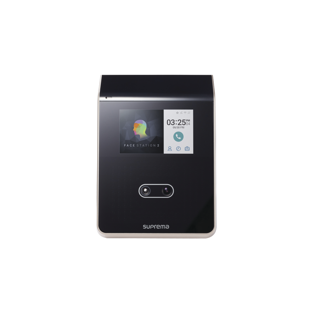FaceStation 2 Lector Facial Multiclass SE Dual RFID (125KHZ EM HID Prox 13.56MHZ Mifare DesFire/EV1 FeliCa iClass S Compatible con BioStar2