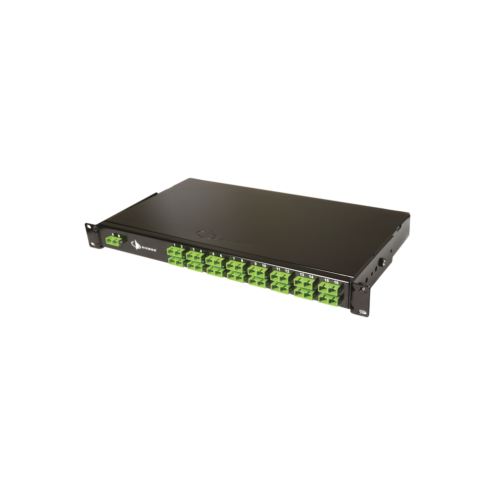 Splitter PON Tipo Panel de 1X32, con Conectores LCU de Entrada y LCU de Salida, 1UR, Color Negro