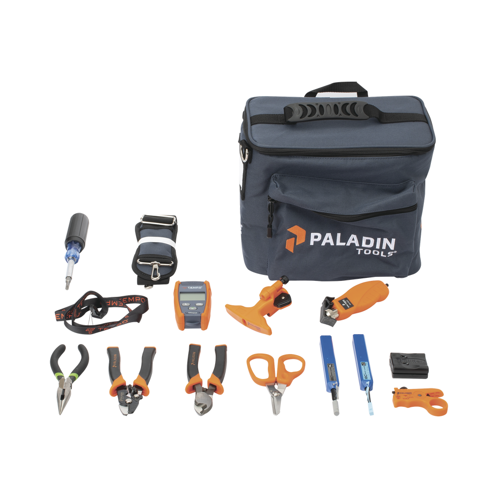 Kit de Herramientas Pro Plus para Instalaci?n de Fibra ?ptica con Accesorios de Limpieza de Puertos/Conectores, Desforradoras de Fibra ?ptica y Medidor de Potencia - Image 2