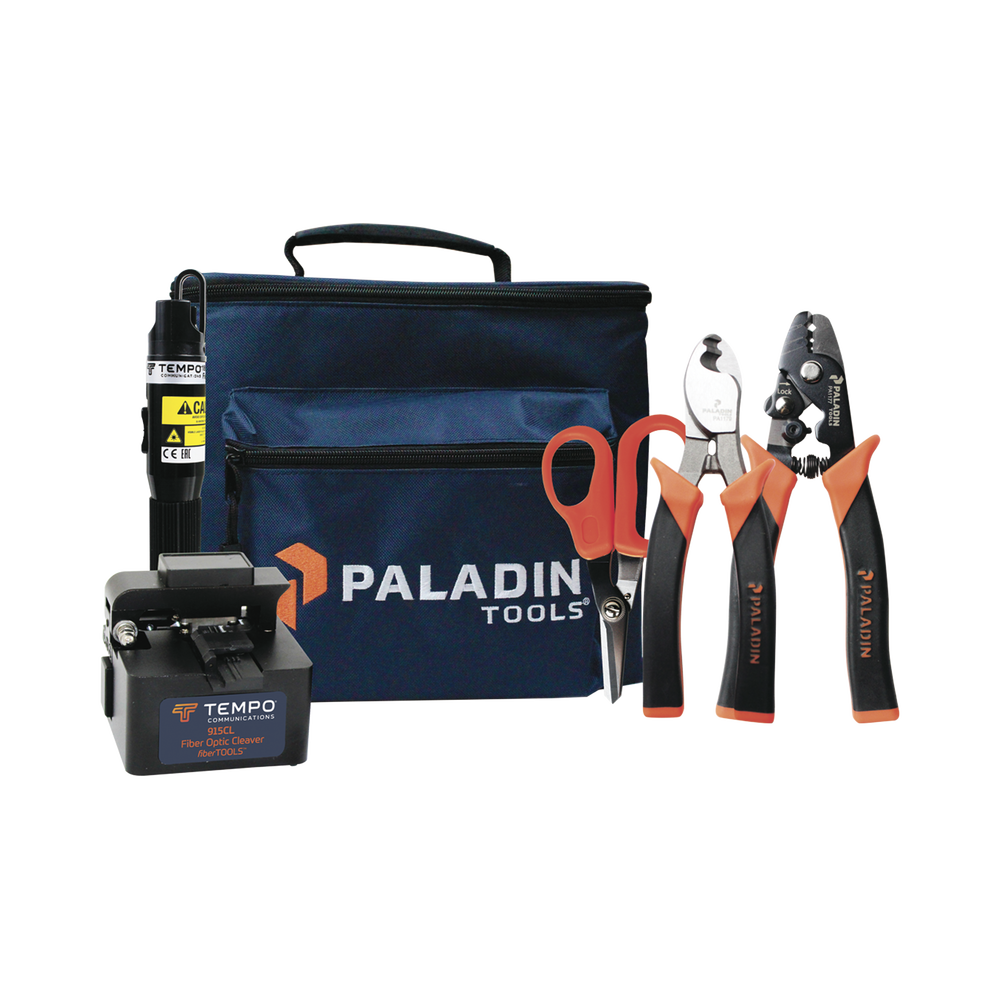 Kit de Herramientas para Terminaci?n de Conectores de Fibra ?ptica Prepulidos con Cleaver de 2 Pasos