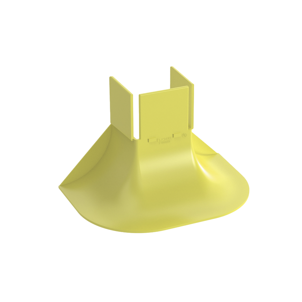 Accesorio de Control de Radio de Curvatura, Para Bajadas de Cable con Canaletas FiberRunner 2x2, Color Amarillo - Image 4