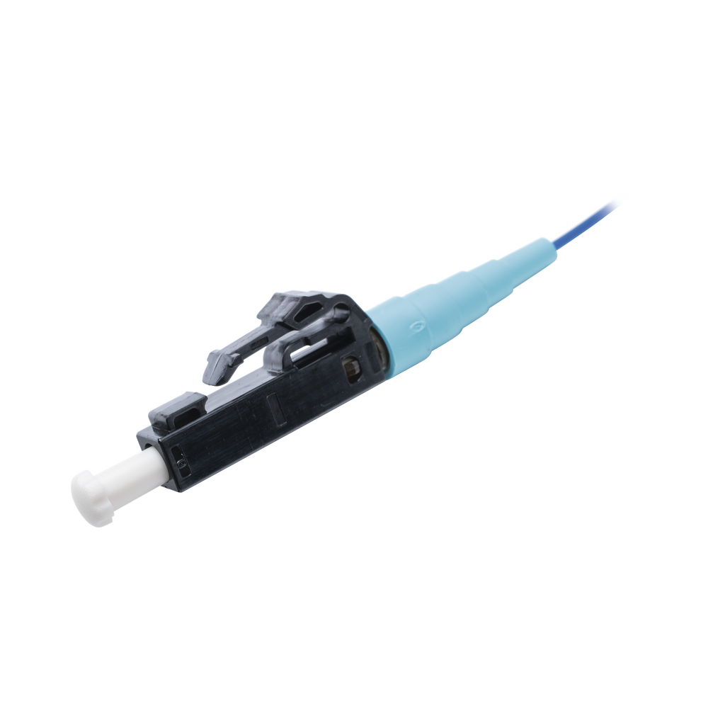 Pigtail de Fibra ?ptica LC Simplex, Multimodo OM3 50/125, 900um, Color Aqua, 2 Metros (6.56 Pies) - Image 2