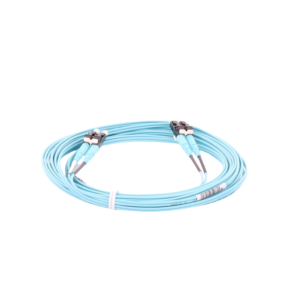 Jumper de Fibra Optica Multimodo 50/125 OM3, LC-LC Duplex, OFNR (Riser), Color Aqua, 5 Metros (16.40 Pies) - Image 5
