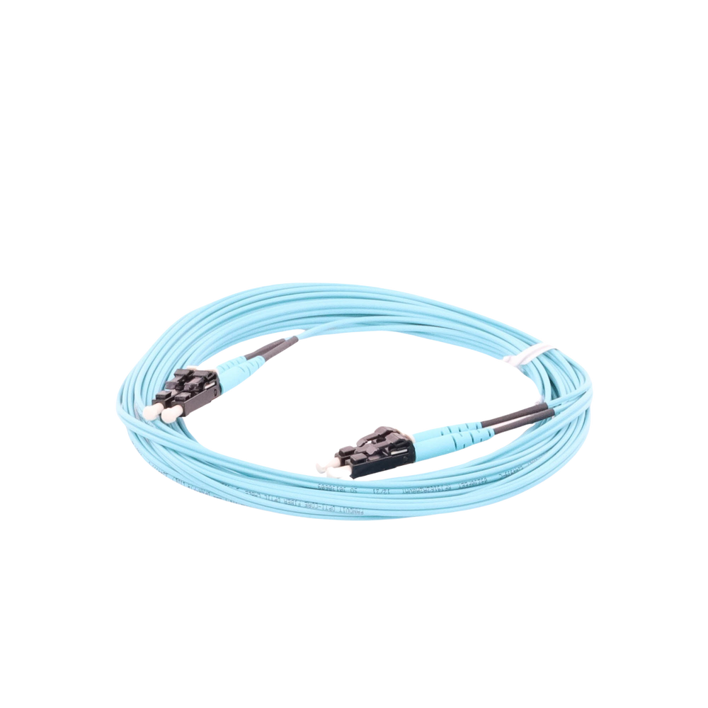 Jumper de Fibra Optica Multimodo 50/125 OM3, LC-LC Duplex, OFNR (Riser), Color Aqua, 5 Metros (16.40 Pies) - Image 7