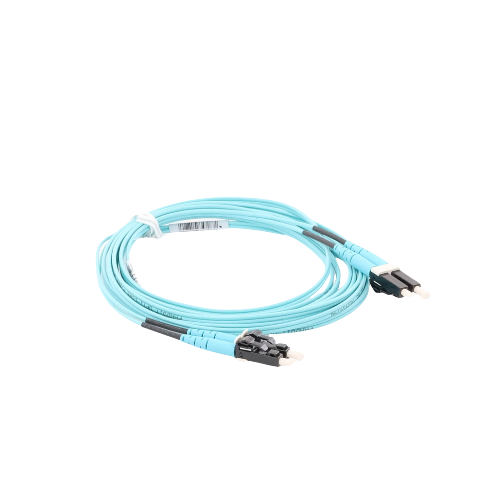Jumper de Fibra Optica Multimodo 50/125 OM4, LC-LC Duplex, OFNR (Riser), Color Aqua, 3 Metros (9.84 Pies) - Image 5