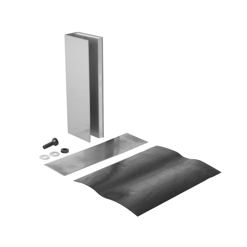 Montaje "U" para Puertas de Vidrio/ 3/4" de Grosor/ Para Chapas Magnéticas de 1200 lbs./ Ajuste por Opresores - Image 3