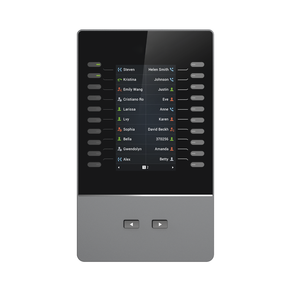 Modulo de extensión para modelos GRP2615, GRP2624, GRP2650 & GRP2670 y al Videoteléfono IP GXV3350 & GXV3450 de Grandstream.