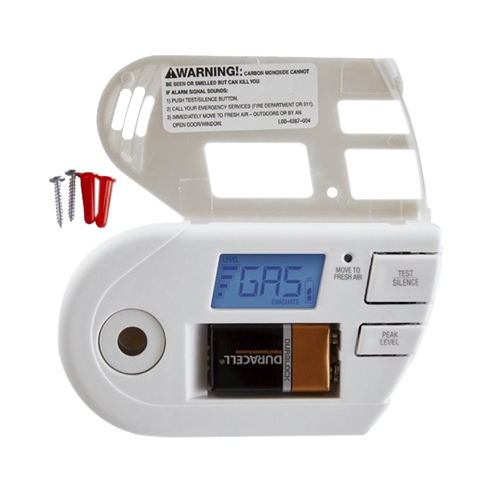 Detector Combo de Combinación de Gases Explosivos: Metano (GN), Propano (LP) y Monóxido de Carbono (CO), Con Pantalla Digital Retroiluminada, 120 Vca y Batería de Respaldo - Image 4