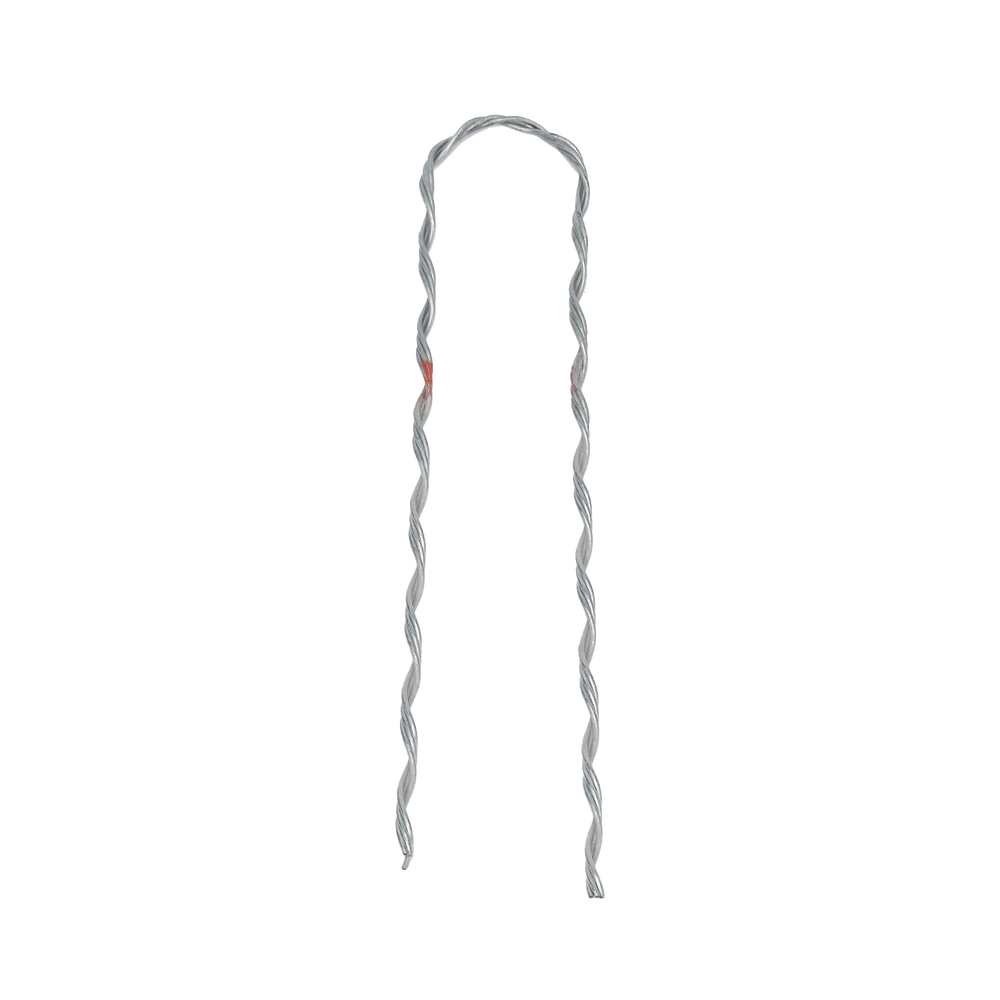 Remate Preformado para Fibra Óptica Figura 8, Span 100 m, para mensajero de acero con diámetro Φ 3.6 mm