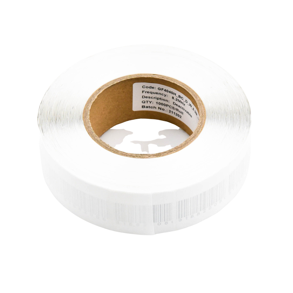 Paquete con 100 tags Etiqueta Adherible RF 40 x40 mm