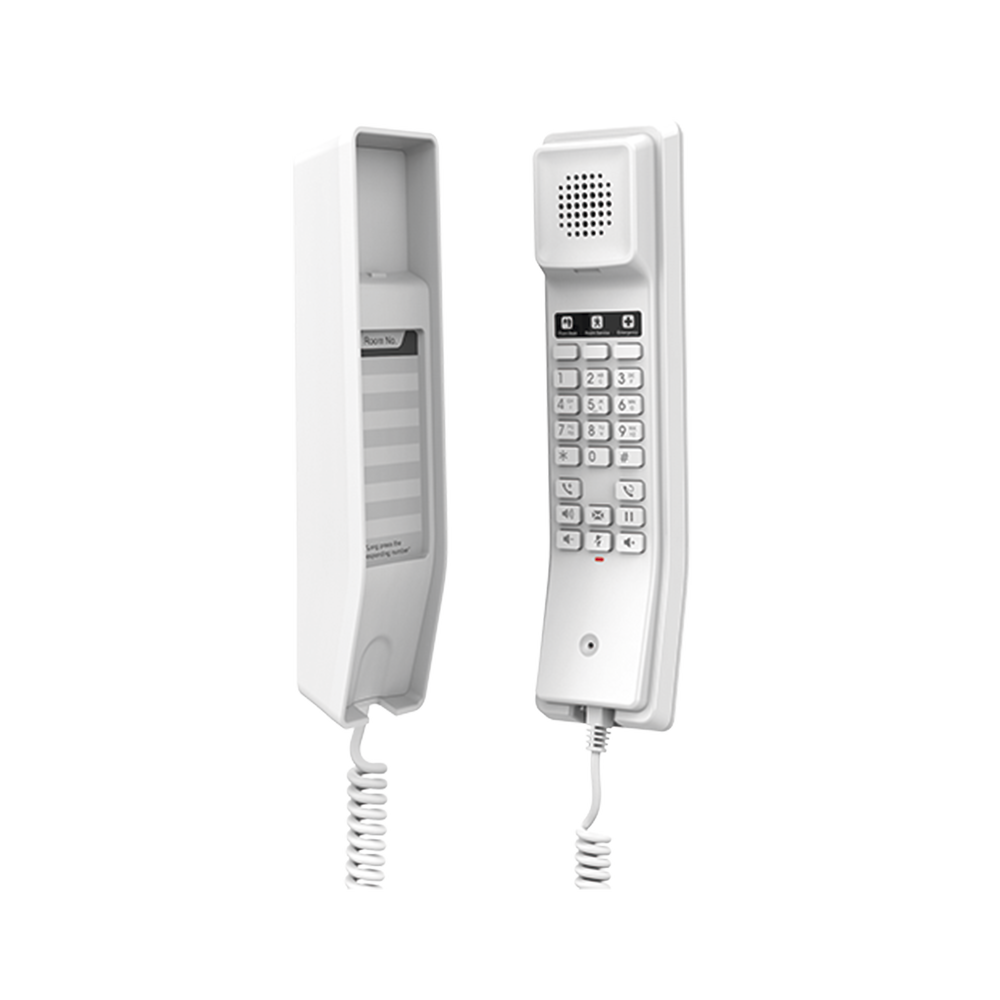 Teléfono IP para Hoteles / Altavoz HD / 2 Cuentas y Líneas SIP / 10 Teclas de Marcación Rápida / 3 Teclas Programables / Códec OPUS / Gestión GDMS / Instalación en Escritorio y Pared / PoE 100 Mbps - Image 3