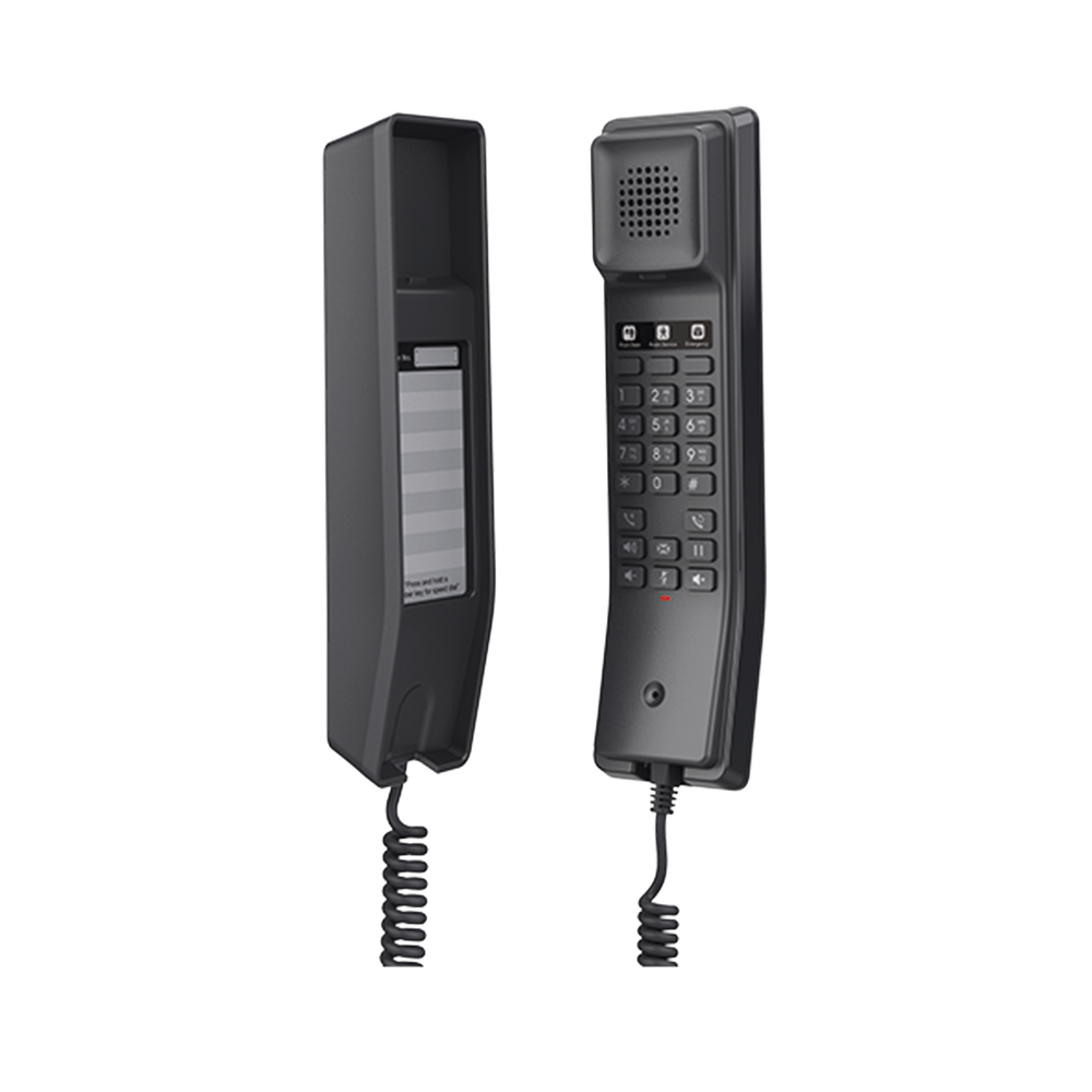 Teléfono IP Hotelero Wi-Fi, 2 líneas SIP con 2 cuentas, codec Opus, IPV4/IPV6, color negro, con gestión en la nube GDMS - Image 3