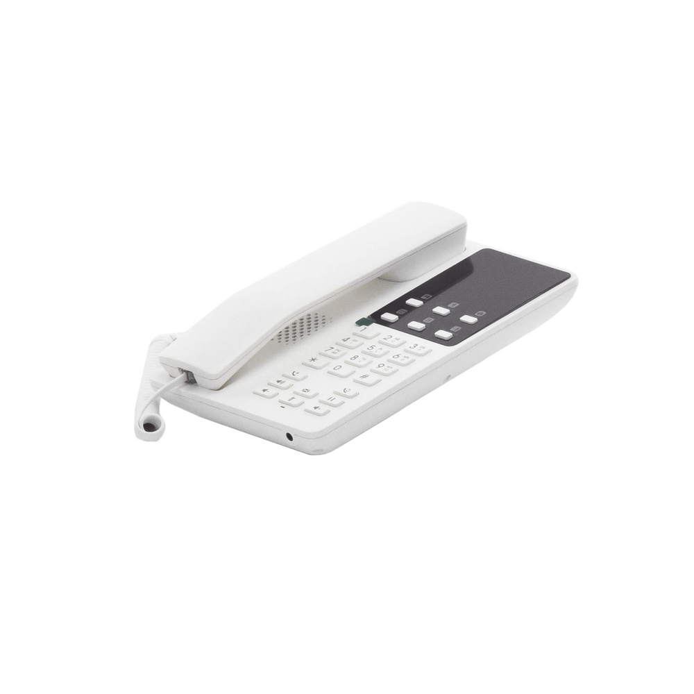 Teléfono IP Hotelero Wi-Fi, 2 líneas SIP con 2 cuentas, codec Opus, IPV4/IPV6, color blanco, con gestión en la nube GDMS - Image 4